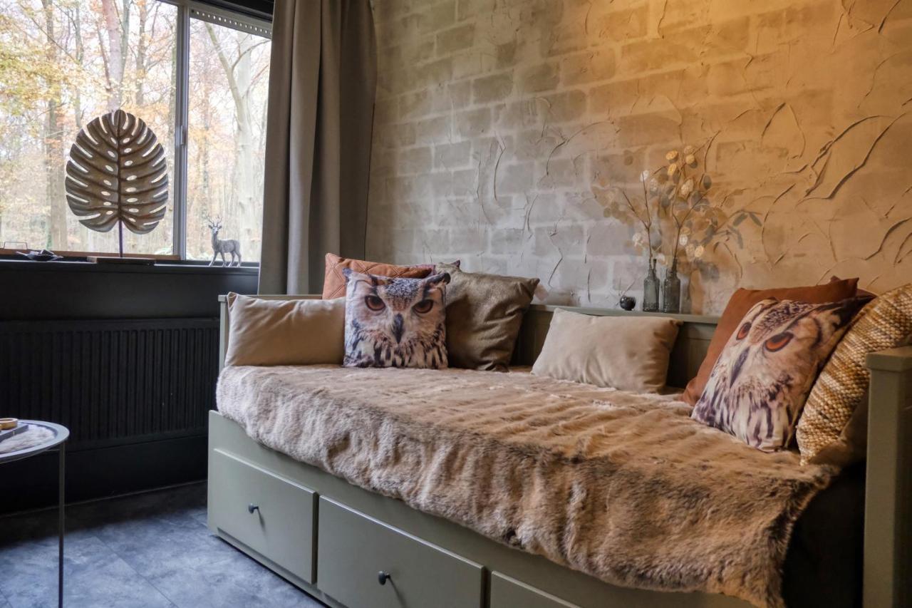 Lodge In Een Bosrijke Omgeving Met Hottub & Sauna Opt Rheezerveen Exteriér fotografie